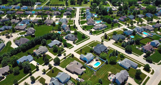 Houses from air